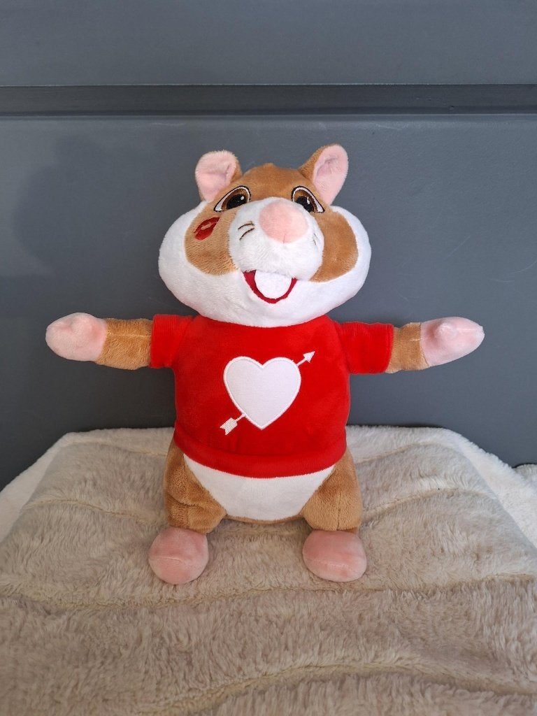 AH hamster met rood truitje en hartje, Albert Heijn, Overige typen, Ophalen of Verzenden, Zo goed als nieuw