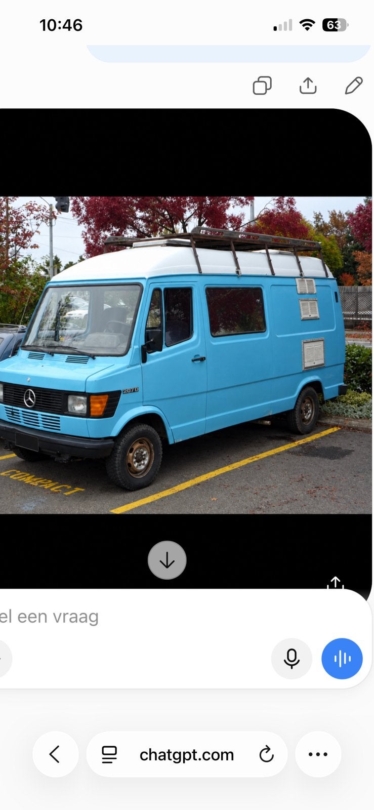 GEVRAAGD; imperiaal Mercedes T1 verhoogd dak, Ophalen of Verzenden, Gebruikt