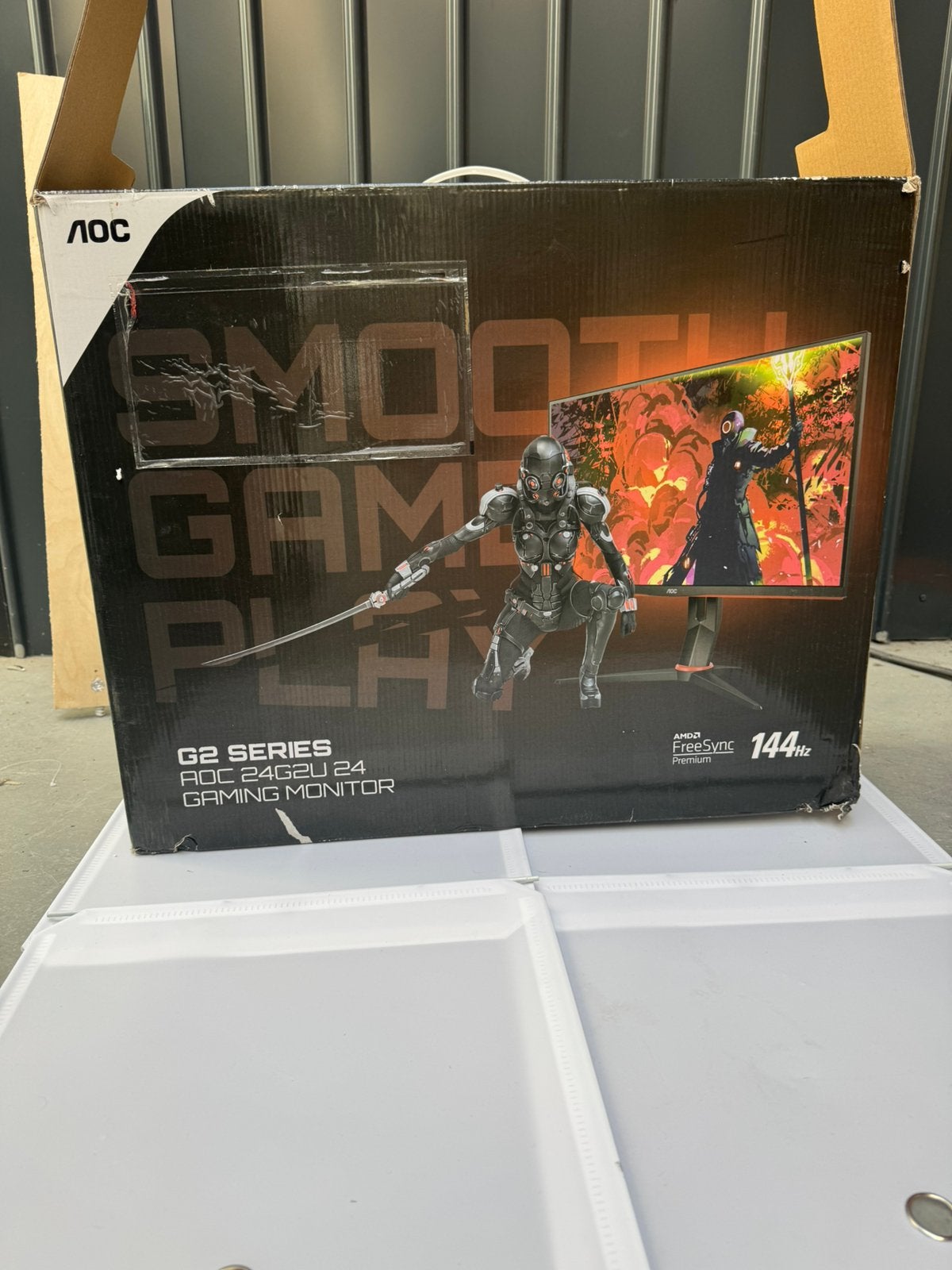 Gaming monitor AOC G2 NIEUW!, Computers en Software, Ophalen, HD, IPS, In hoogte verstelbaar