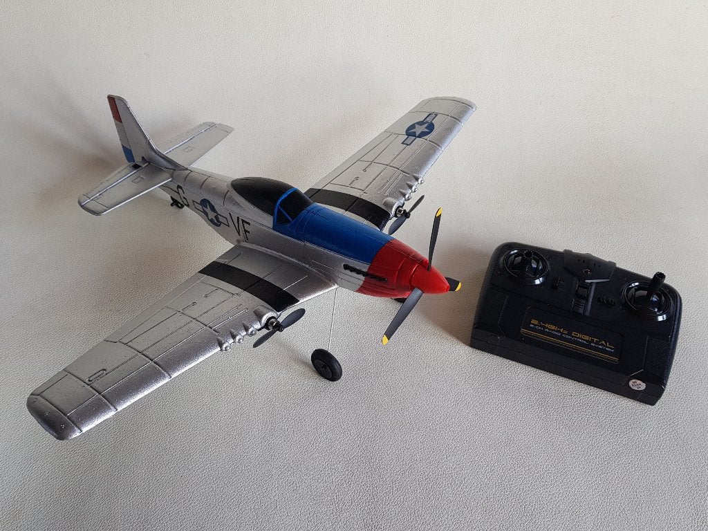 Volantex RC Vliegtuig P51 Mustang radiografisch bestuurbaar, Ophalen of Verzenden, Nieuw, Elektro, RTF (Ready to Fly)