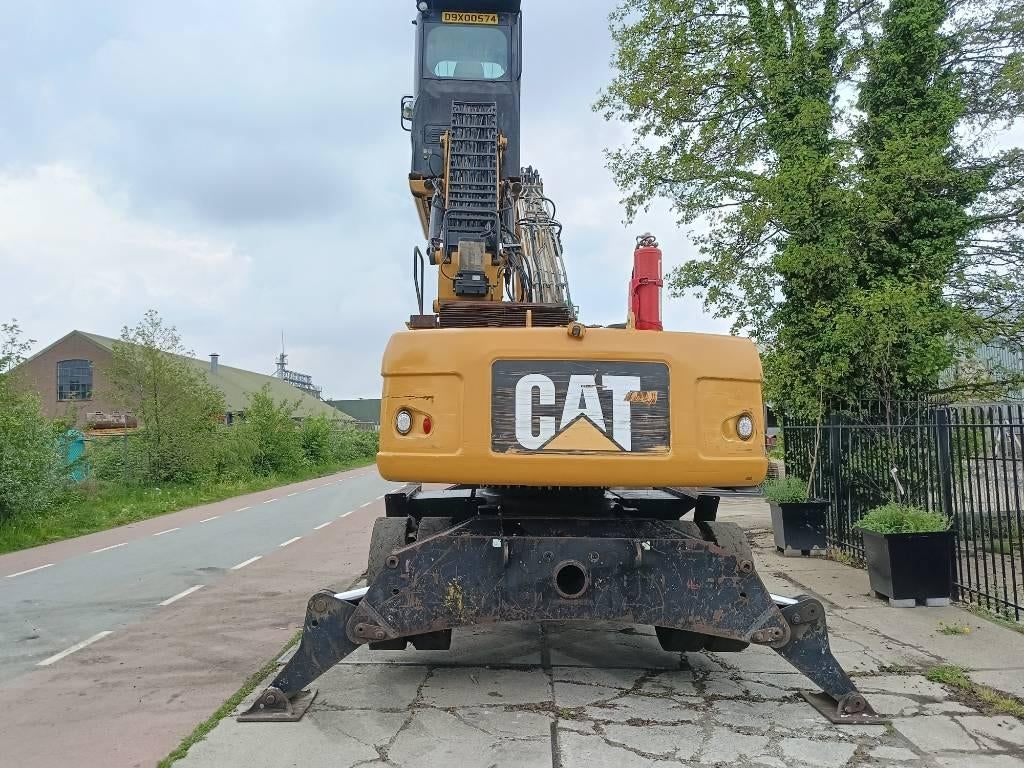 Cat M 318 MH overslagkraan waste handler umslagbagger, Kraan