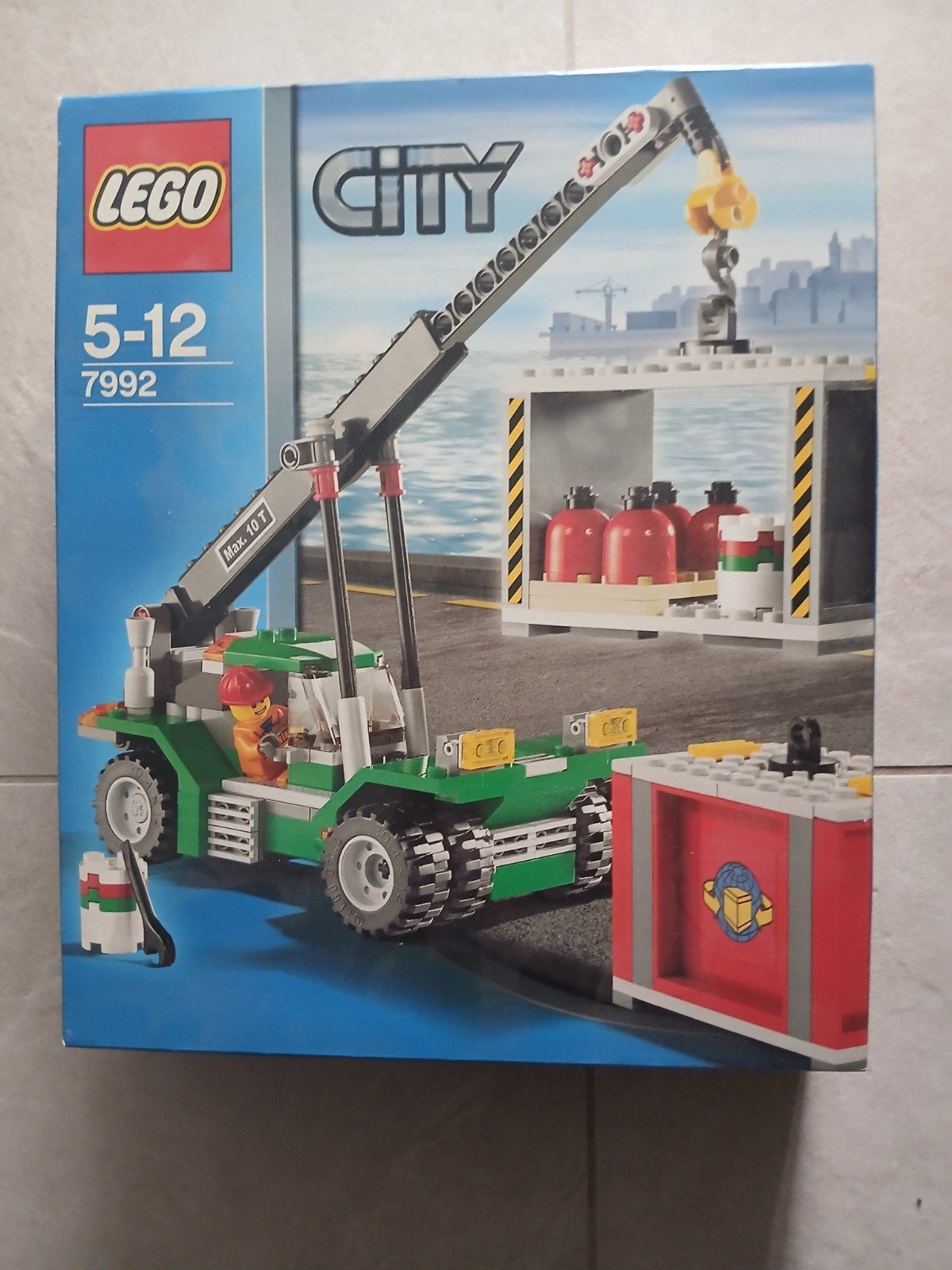 Lego City 7992 Container Stapelaar - Nieuw in Doos, City, Lego, Nieuw, Ophalen of Verzenden