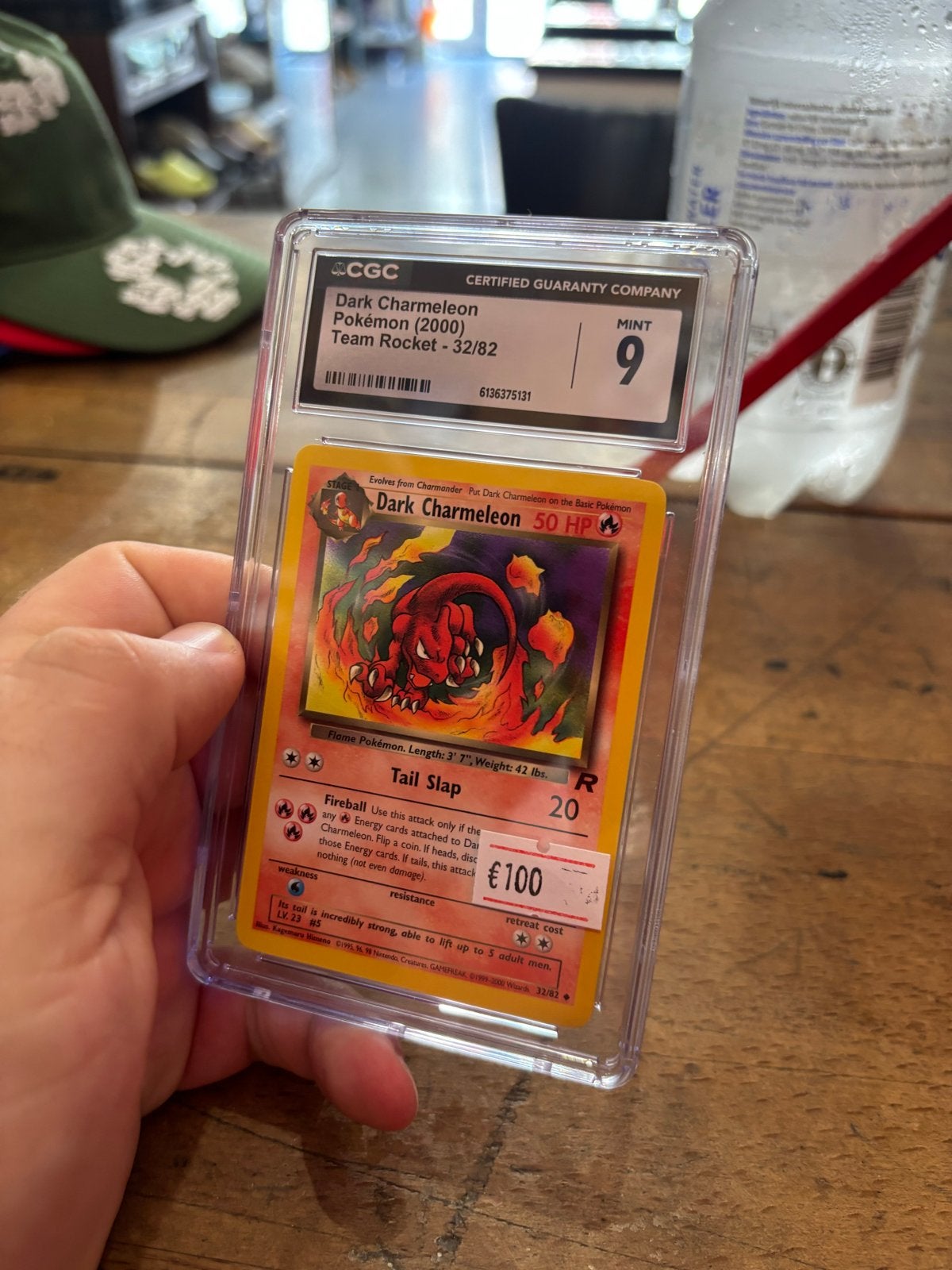 Dark Charmeleon Pokémon (2000) Team Rocket - CGC 9, Hobby en Vrije tijd, Verzamelkaartspellen | Pokémon, Ophalen of Verzenden