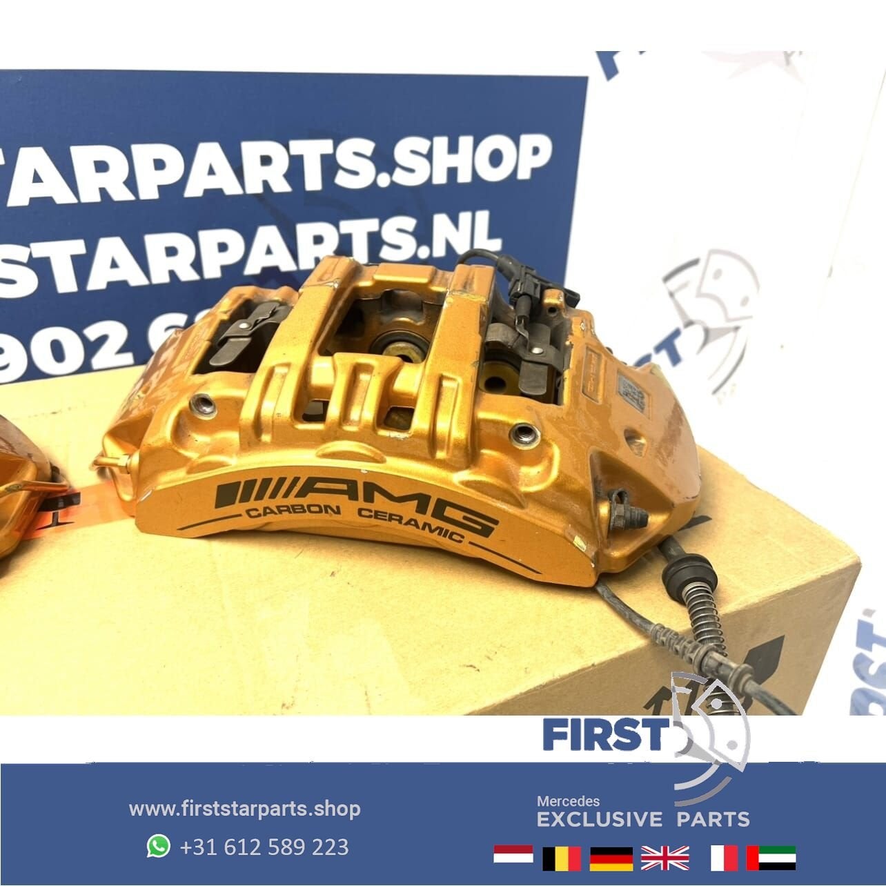 KERAMIK REMKLAUW W205 C205 C63 W213 E63 W218 CLS63 W190 GT63, Gebruikt, -, Ophalen of Verzenden, -