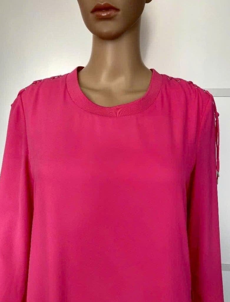 G197 Nieuw: Stroke: maat 36=S jurk jurkje tuniek blouse roze, Kleding | Dames, Nieuw, Ophalen of Verzenden, Roze, Maat 36 (S)