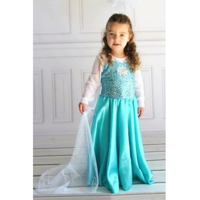 Nieuw ! NL Maat 116-122 Frozen Elsa Jurken / Prinsessenjurk, Ophalen of Verzenden, Nieuw, 110 t/m 116, Meisje