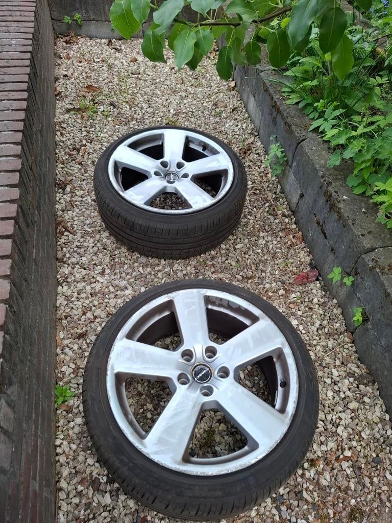 18 inch banden en velgen - banden goed, velgen richten, Auto-onderdelen, Banden en Velgen, Ophalen of Verzenden, Gebruikt, 18 inch