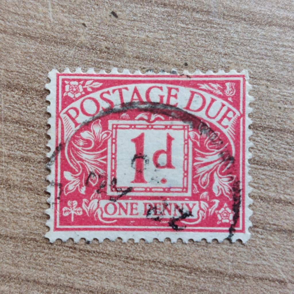 Engeland Port MI 10, Ophalen of Verzenden, Gestempeld