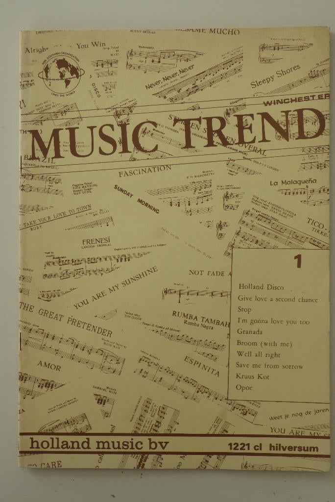 Music Trend (van Holland Music BV), Muziek en Instrumenten, Bladmuziek, Ophalen of Verzenden, Zo goed als nieuw, Artiest of Componist