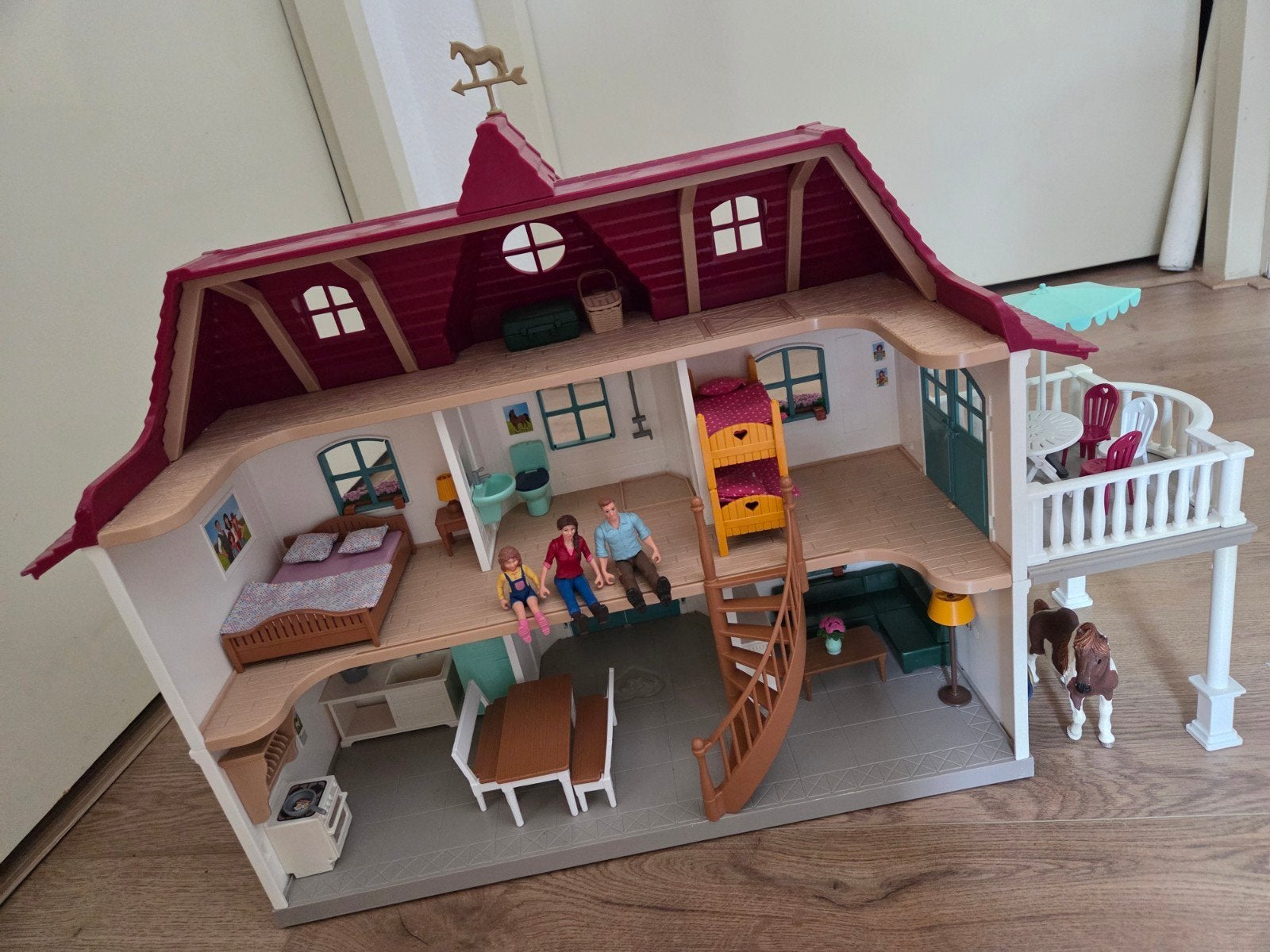 Schleich spullen te koop ️, Ophalen of Verzenden, Zo goed als nieuw, Poppenhuis
