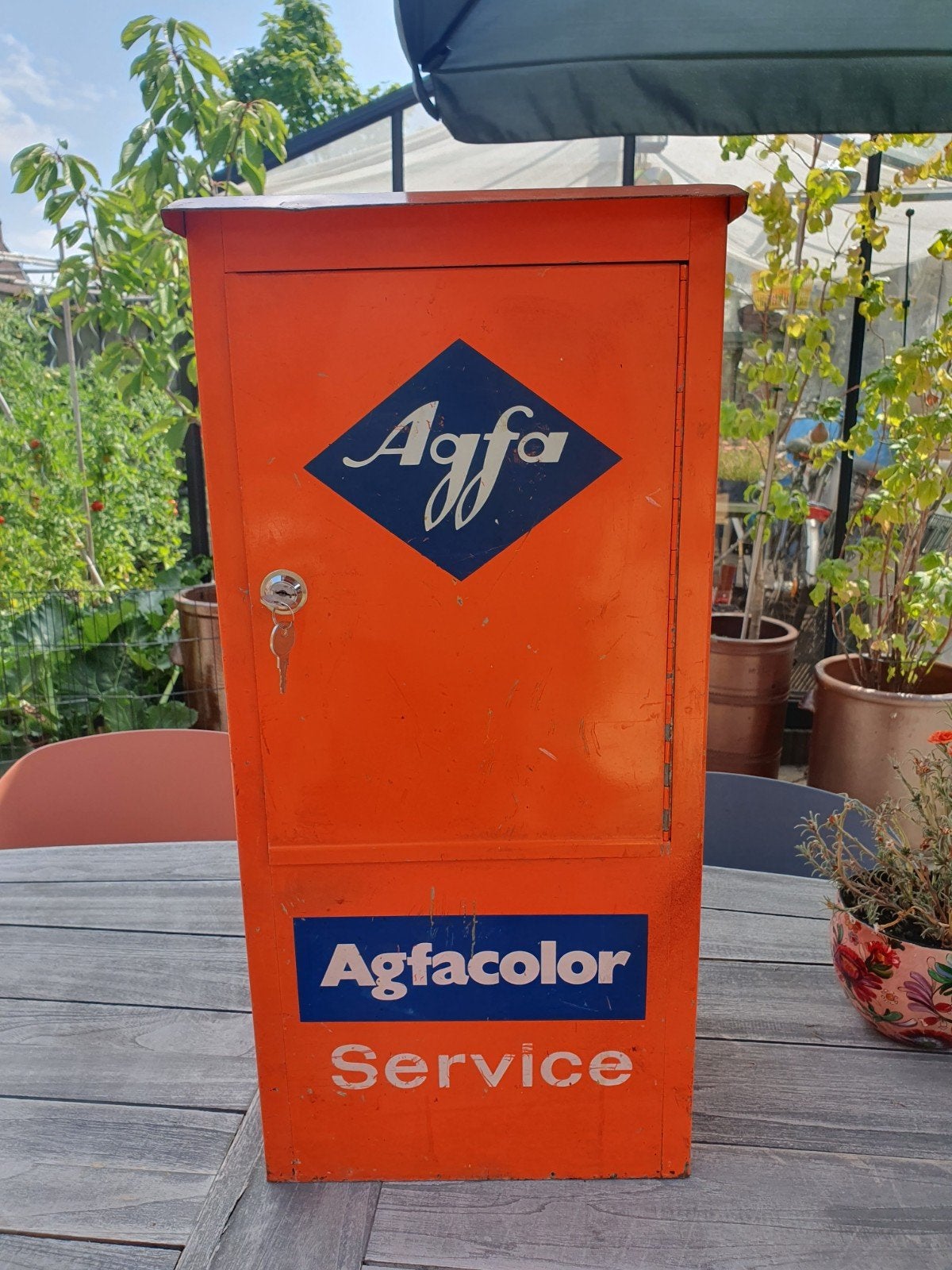 Vintage Agfa Agfacolor Service Box - Jaren '60-'70, Ophalen of Verzenden, 1960 tot 1980, Overige typen