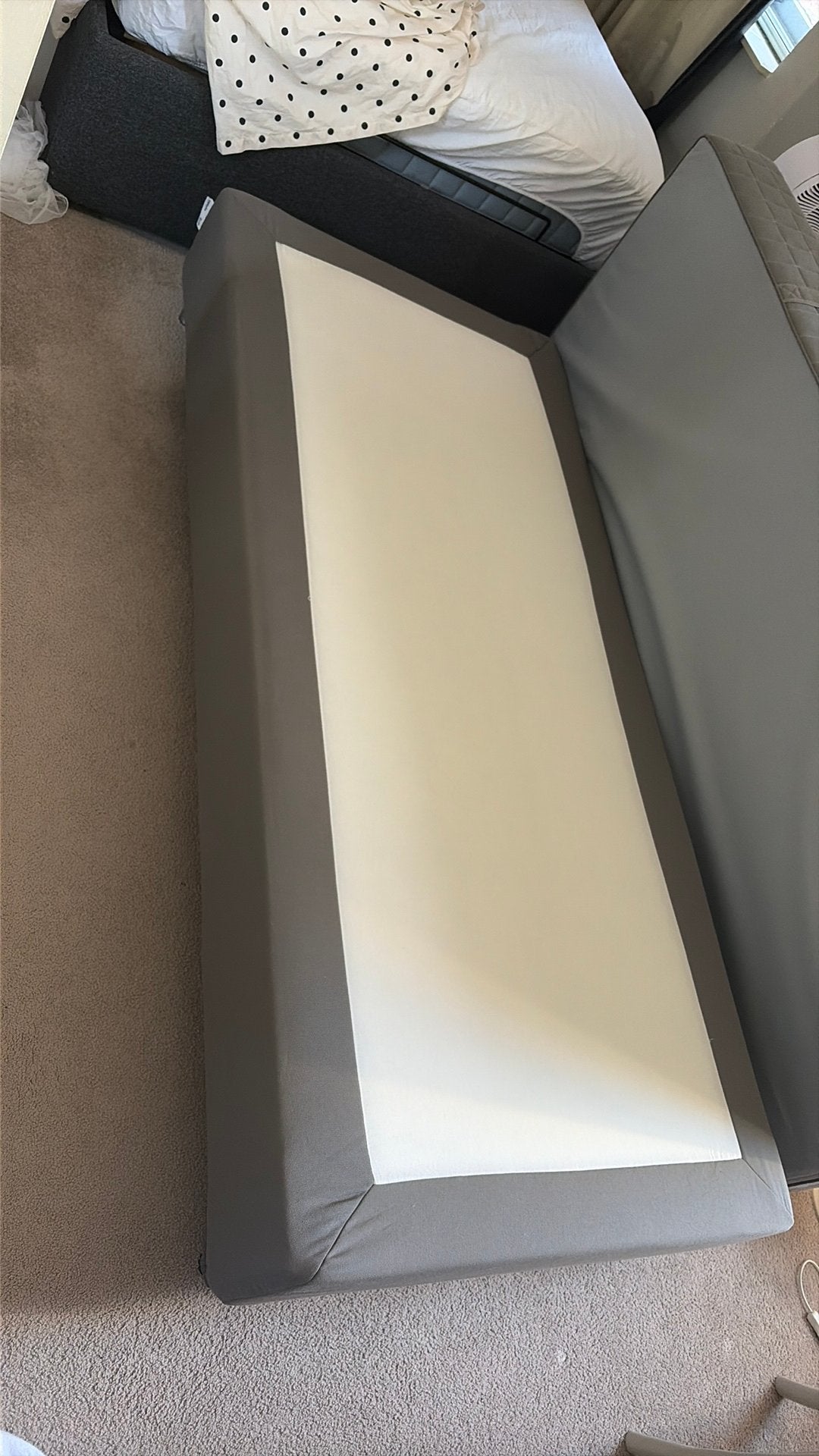 Ikea boxspring en matras (90x200), Ophalen, Zo goed als nieuw, Eenpersoons, 90 cm