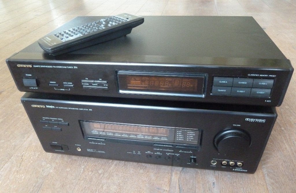 ONKYO INTEGRA Topklasse Versterker + Tuner + Afst Bed, Ophalen of Verzenden, Zo goed als nieuw, 60 tot 120 watt, Onkyo