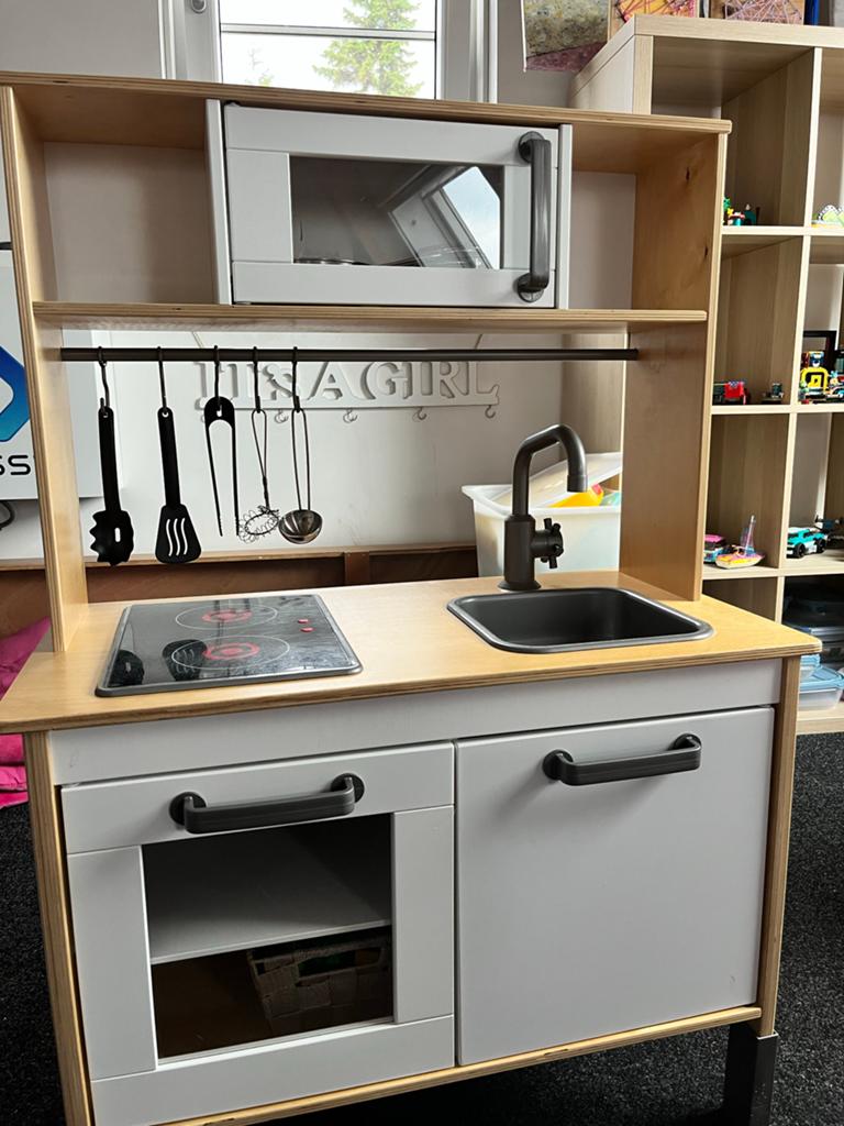 Speelgoedkeuken van Ikea met accessoires, Ophalen, Gebruikt
