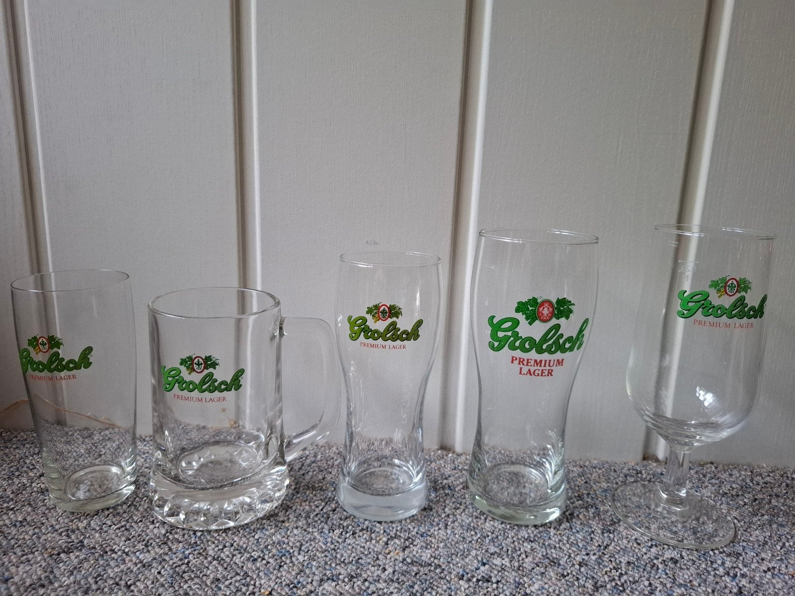Grolsch premium lager, Ophalen of Verzenden, Zo goed als nieuw, Grolsch