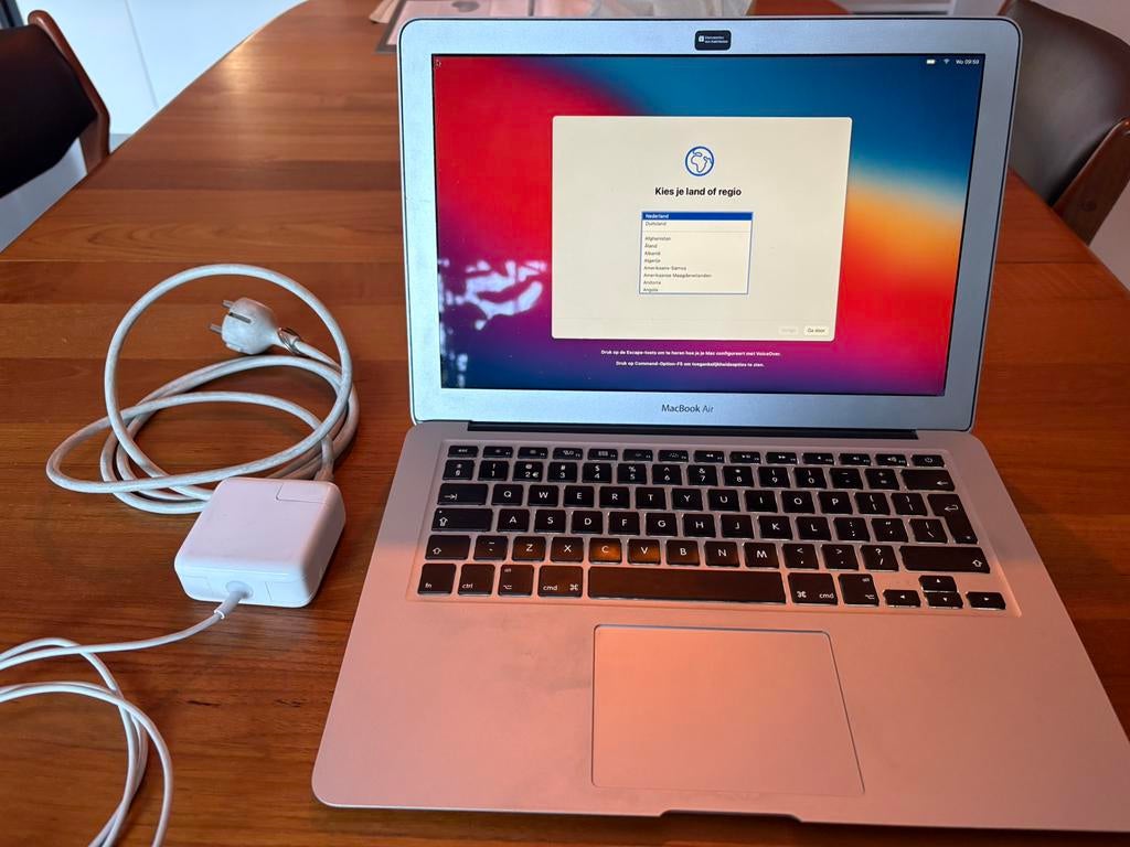 Apple Macbook Air ‘13 inch (uit 2013) 8GB, Computers en Software, Apple Macbooks, Ophalen, Gebruikt, Qwerty, 8 GB