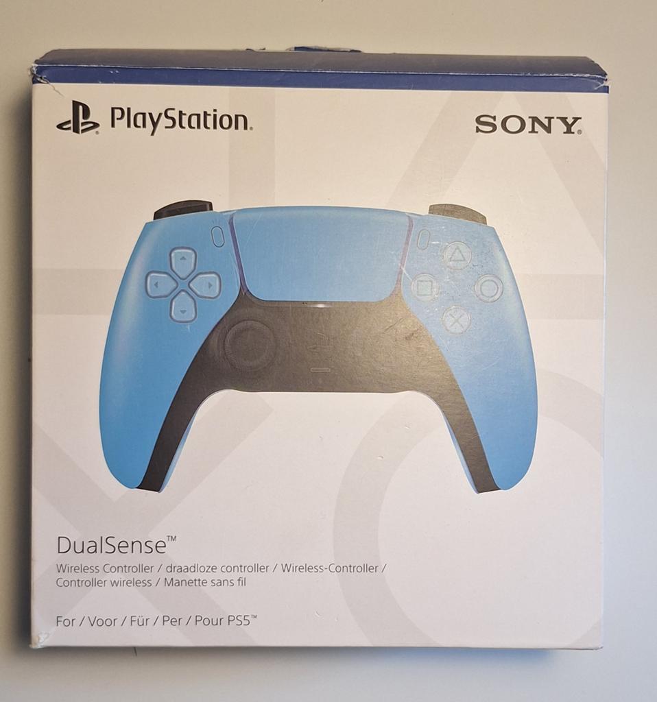 PS5 DuelSense Controller blauw met doos | Refurbished, PlayStation 5, Refurbished, Ophalen of Verzenden, Controller