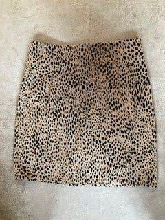 Kort rokje tijgerprint Brandy Melville., Zo goed als nieuw, Maat 34 (XS) of kleiner, Boven de knie, Meerkleurig