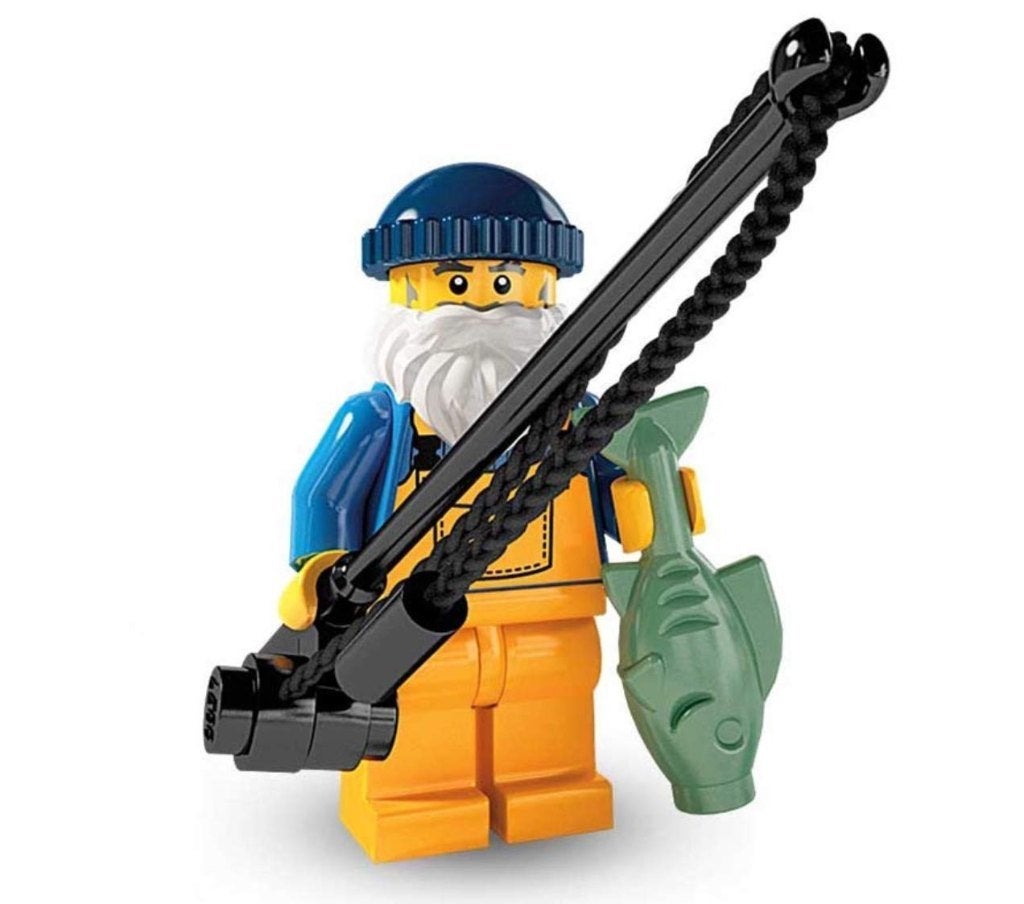 LEGO Serie 3 CMF Minifig Poppetje Fisherman NIEUW/SEALED, Ophalen of Verzenden, Nieuw, Minifiguur, Lego