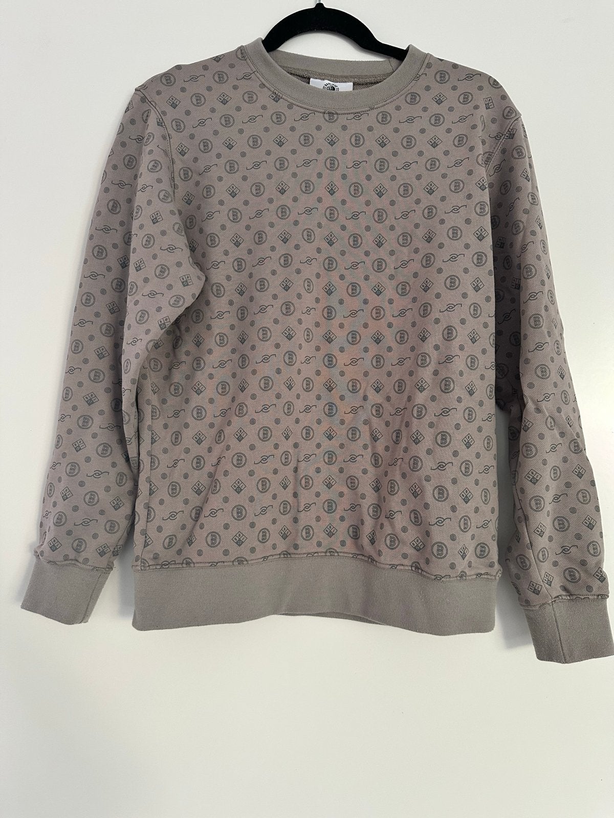 Banlieue sweater met patroon - Maat S, Ophalen of Verzenden, Zo goed als nieuw, Maat 46 (S) of kleiner, Grijs