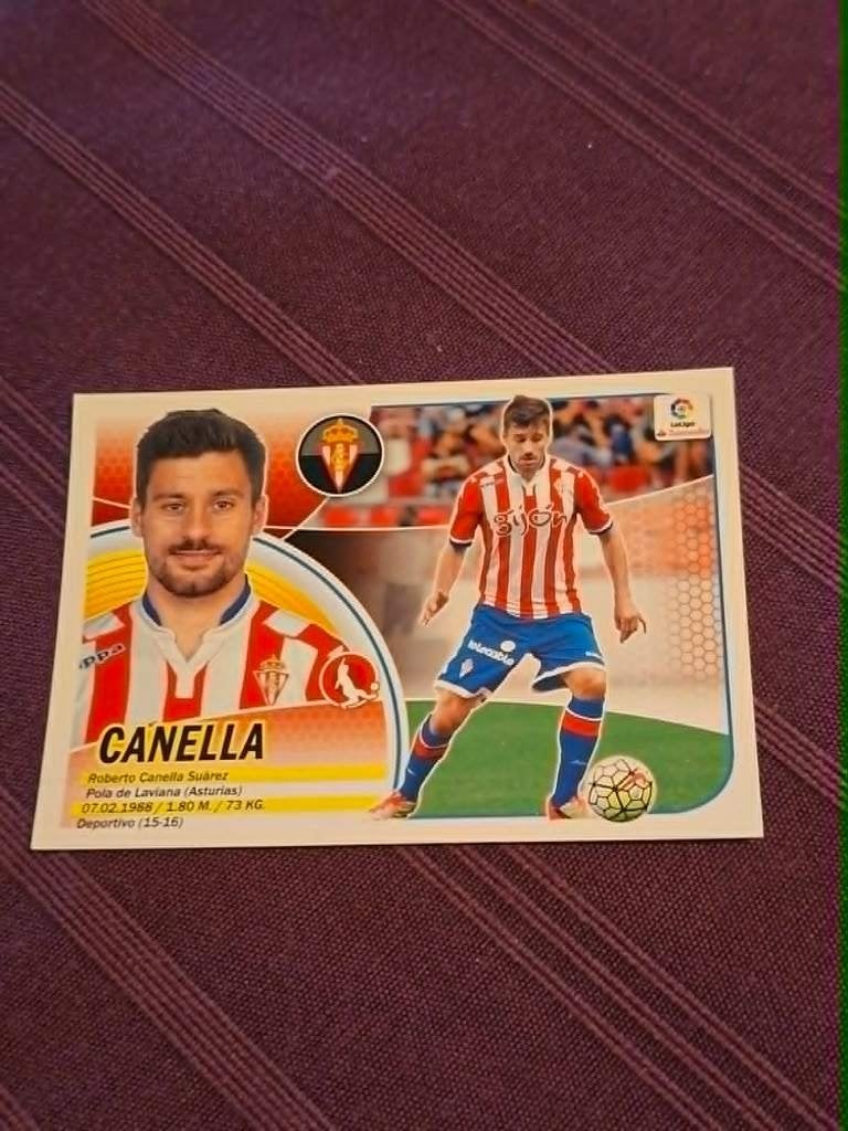 Panini/sticker/Canella/Real Sporting de Gijon/2016-2017, Ophalen of Verzenden, Nieuw, Buitenlandse clubs, Poster, Plaatje of Sticker