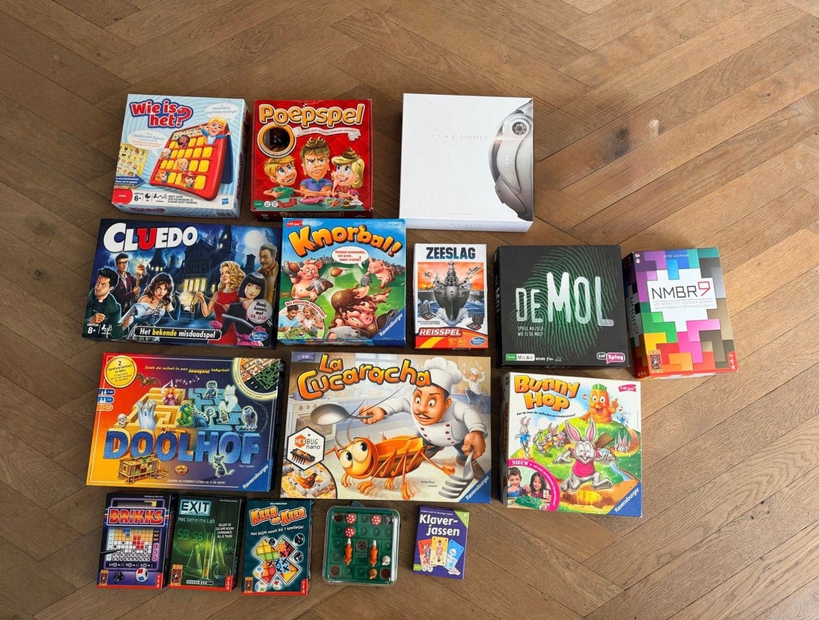 Grote collectie bordspellen en gezelschapsspellen, Een of twee spelers, Ophalen of Verzenden, Gebruikt, Reisspel