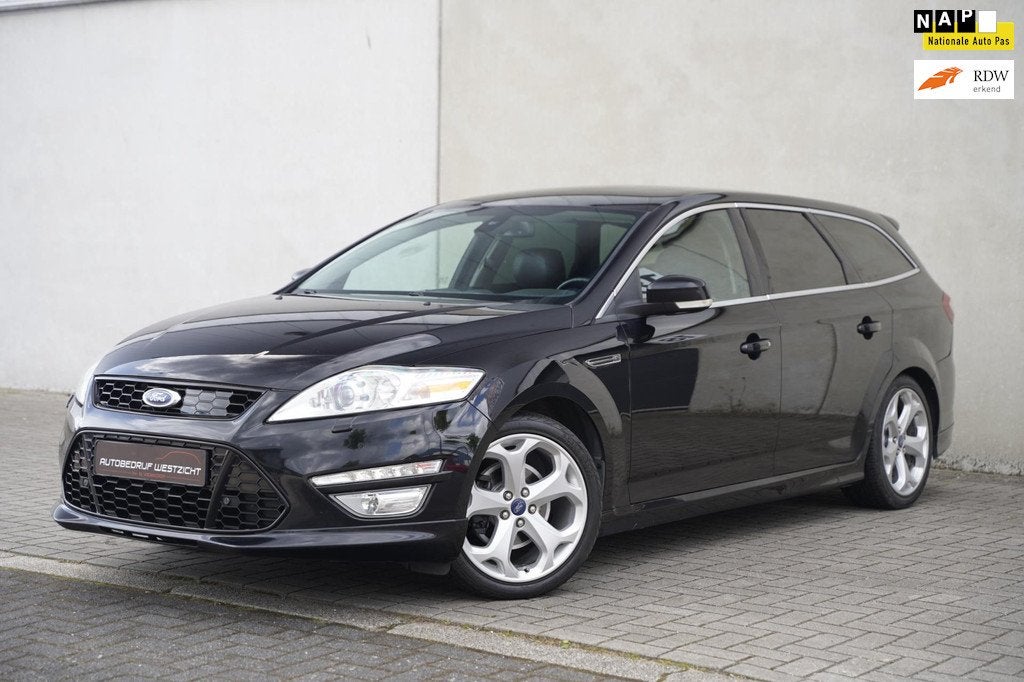 Ford Mondeo Wagon 2.0 Titanium S 240pk Automaat, Leder, Auto's, Ford, Automatische klimaatregeling, Gebruikt, Zwart, 4 cilinders