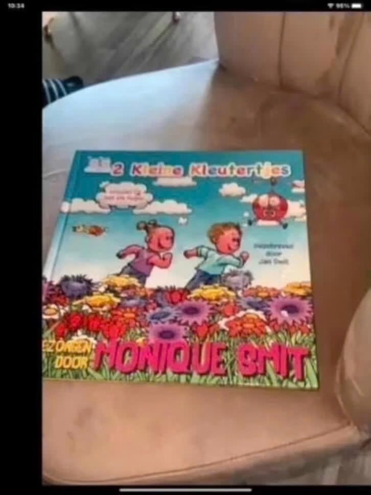 De 2 kleine kleutertjes - Monqiue Smit, Ophalen of Verzenden, Gelezen, Monique Smit, 2 tot 3 jaar