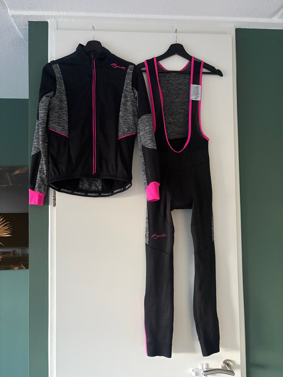 Rogelli fietsoutfit dames - jasje en broek maat S, Ophalen, M, Zo goed als nieuw, Dames