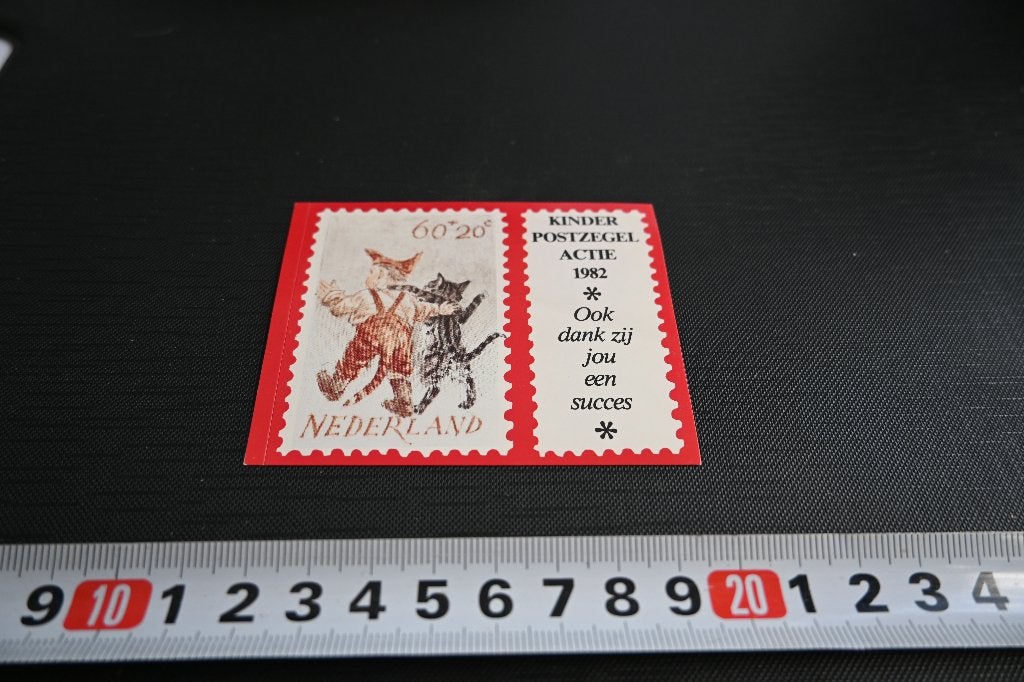 sticker Kinderpostzegel actie 1982 PTT *, Ophalen, Zo goed als nieuw