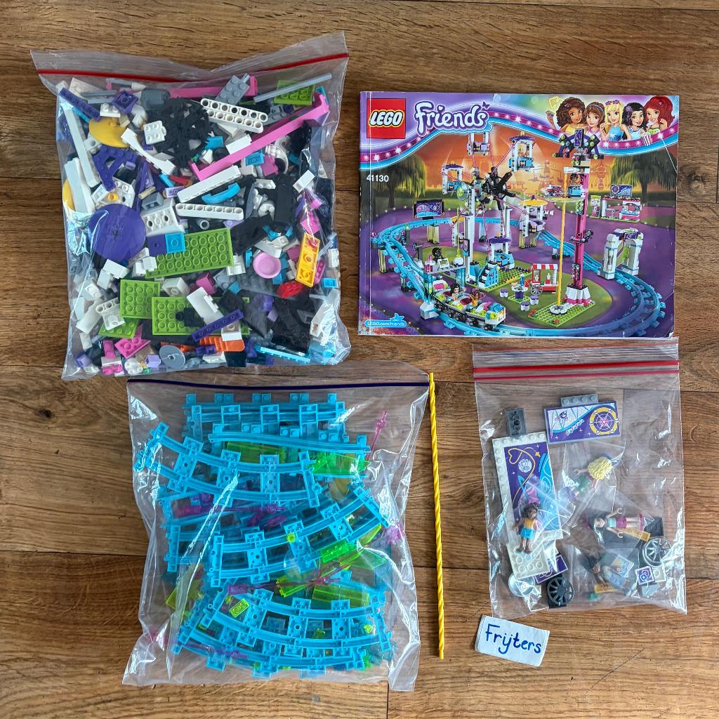 LEGO Friends Amusement Park Roller Coaster (41130), Gebruikt, Lego, Friends, Ophalen of Verzenden