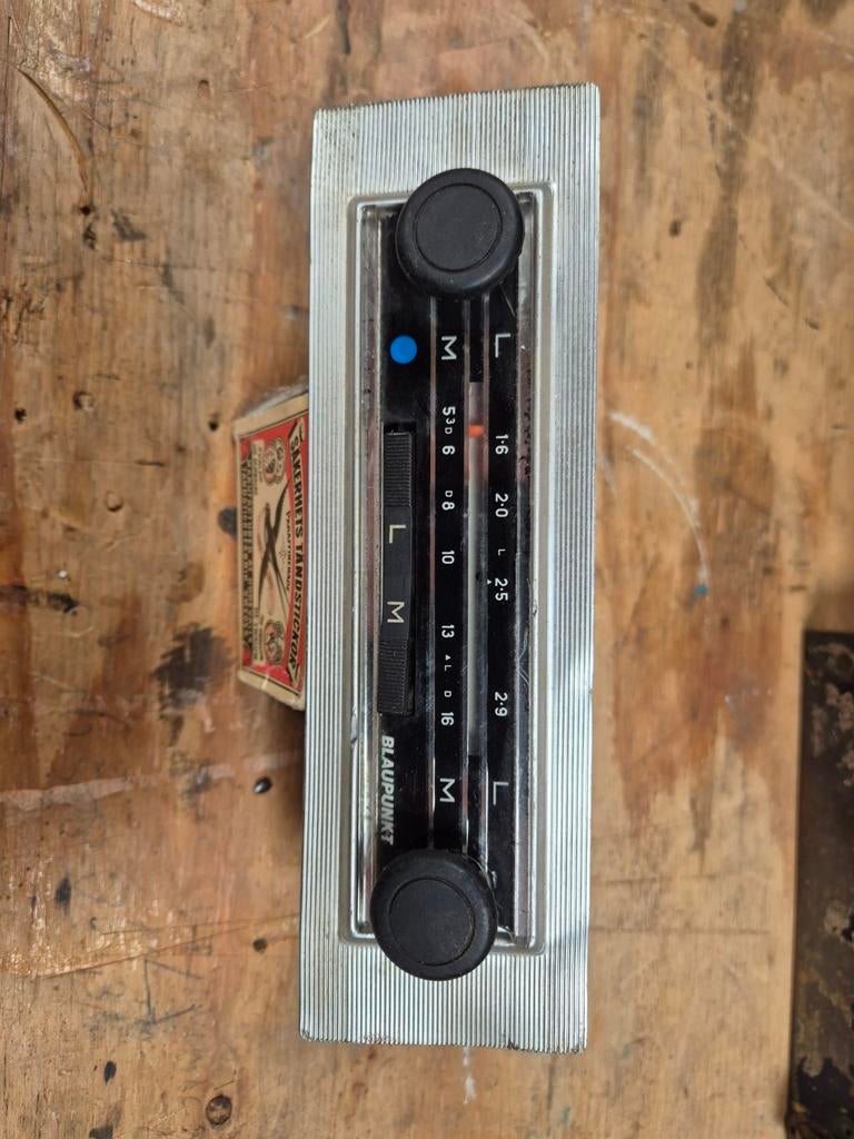 Antieke auto radio vintage blaupunkt retro, Ophalen