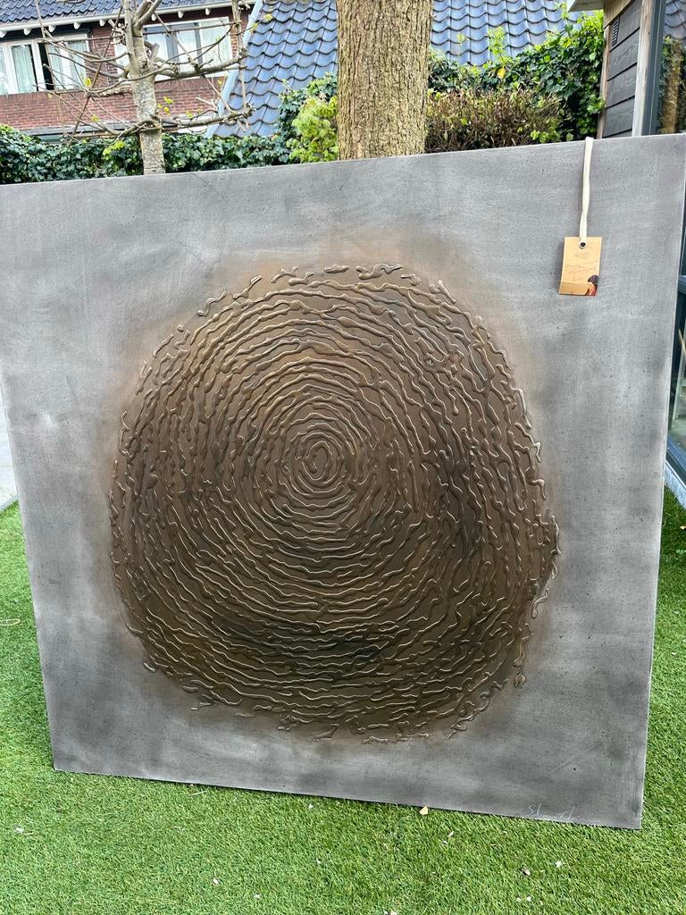 Kunstwerk: Vingerafdruk (1.50m x 1.50m), Ophalen
