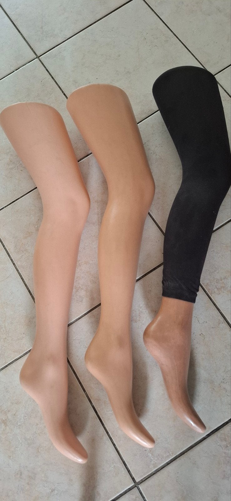3 presentatie benen, Ophalen, Zo goed als nieuw, Zwart, Legging