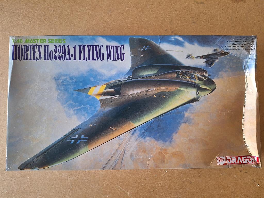 1:48 1/48 Dragon Horten Ho229A-1 Flying Wing, Overige merken, Ophalen of Verzenden, Zo goed als nieuw, Groter dan 1:72