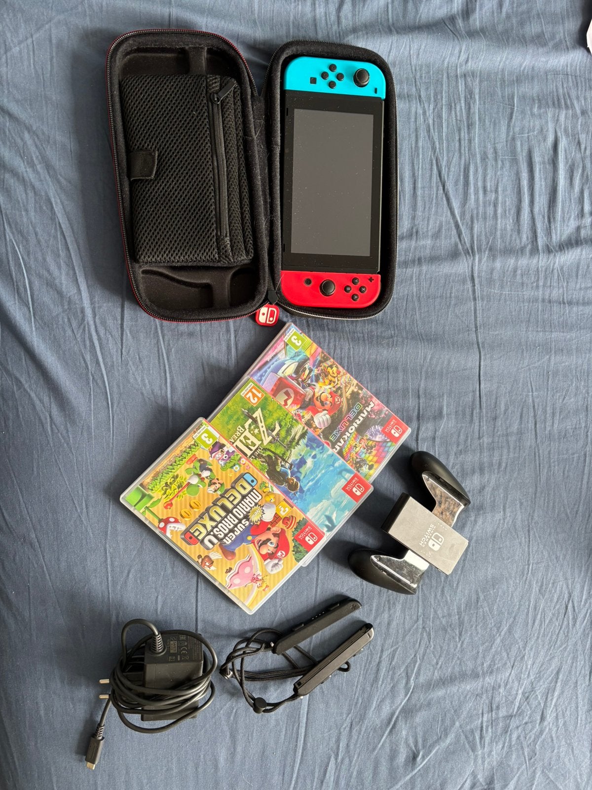 Nintendo switch inclusief spellen te koop, Ophalen, Zo goed als nieuw, Met 1 controller, Switch Original