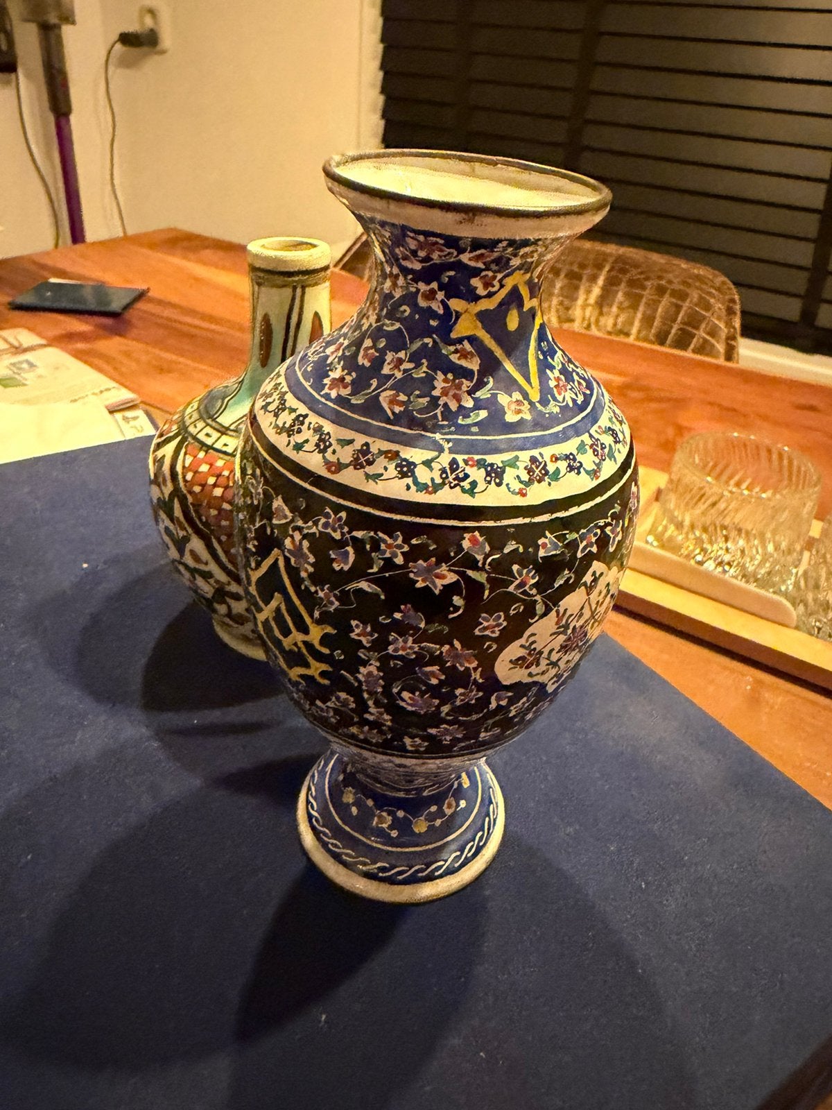 Prachtige iznik vaas 20e eeuw, Ophalen of Verzenden