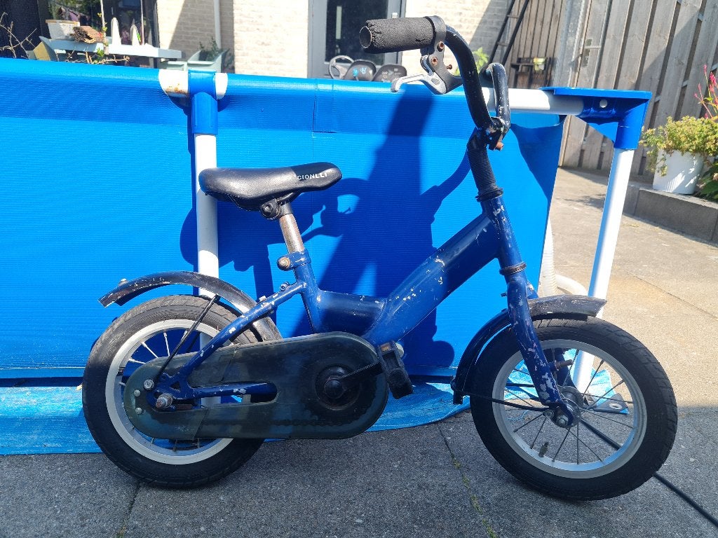 Jongensfiets, Ophalen, Gebruikt, Terugtraprem, 14 inch of minder