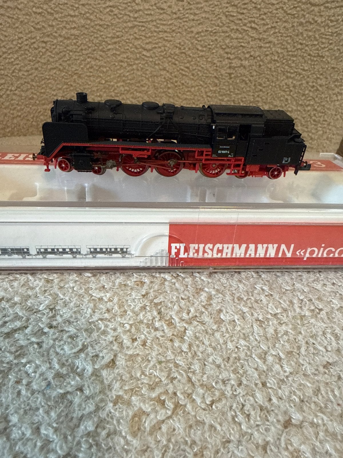 Fleischmann N Piccolo 7053 Dampf-Lok BR62 010 met DCC, Hobby en Vrije tijd, Fleischmann, Ophalen of Verzenden, Zo goed als nieuw