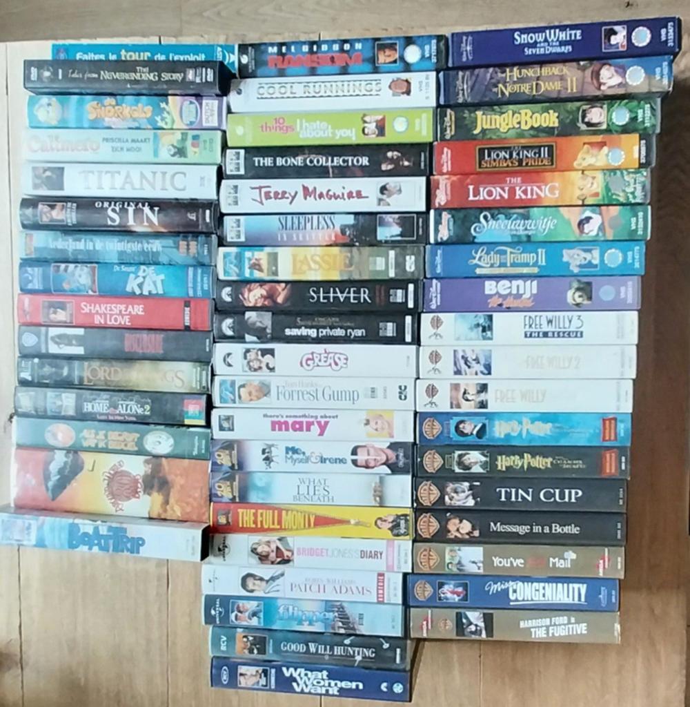 Grote collectie VHS-banden: klassiekers en meer!, Vanaf 12 jaar, Verzenden, Gebruikt, Overige genres