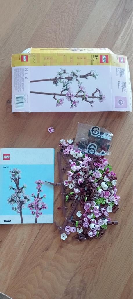 Lego Botanische Collectie Kersenbloesem 40725, Compleet, Overige thema's, Lego, Ophalen of Verzenden