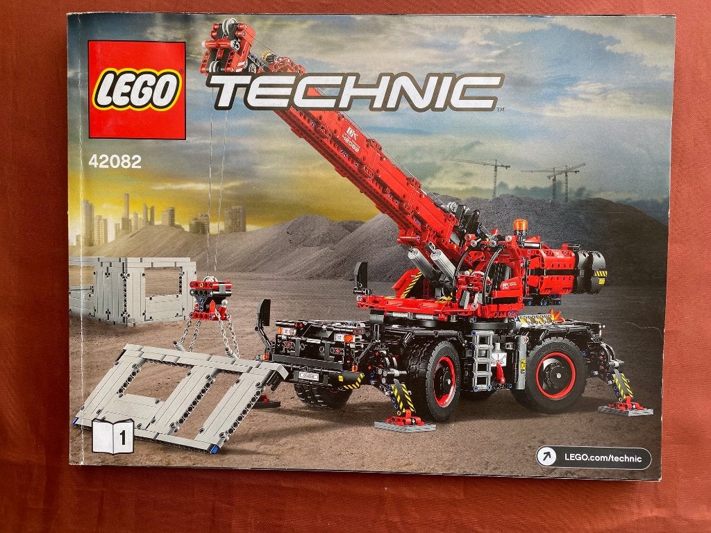 Lego technic 42082 hijskraan 190,-, Ophalen, Gebruikt, Lego, Compleet