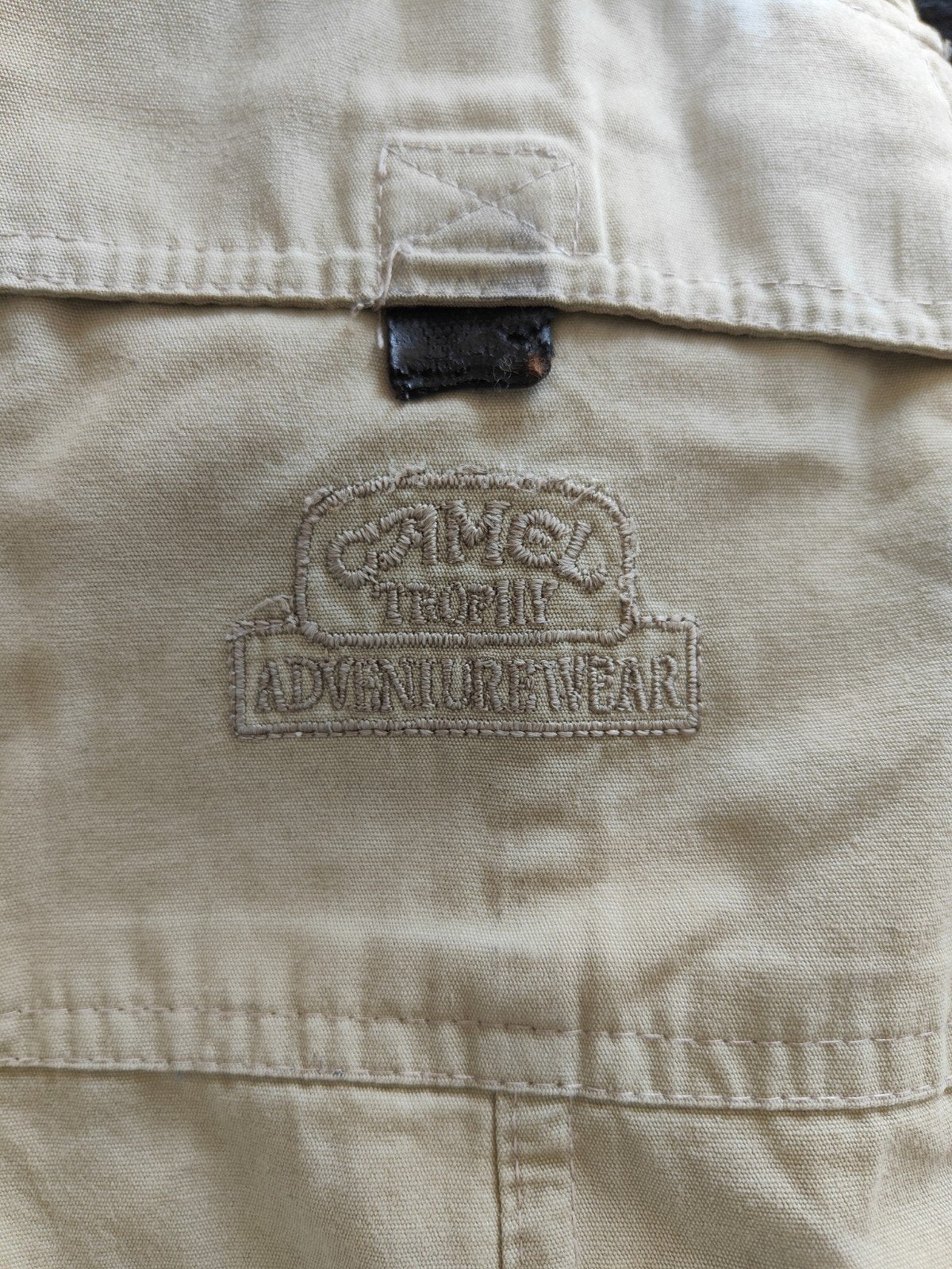 Camel Trophy Adventure Wear Cargo Shorts Maat L, Maat 52/54 (L), Beige, Ophalen of Verzenden, Zo goed als nieuw
