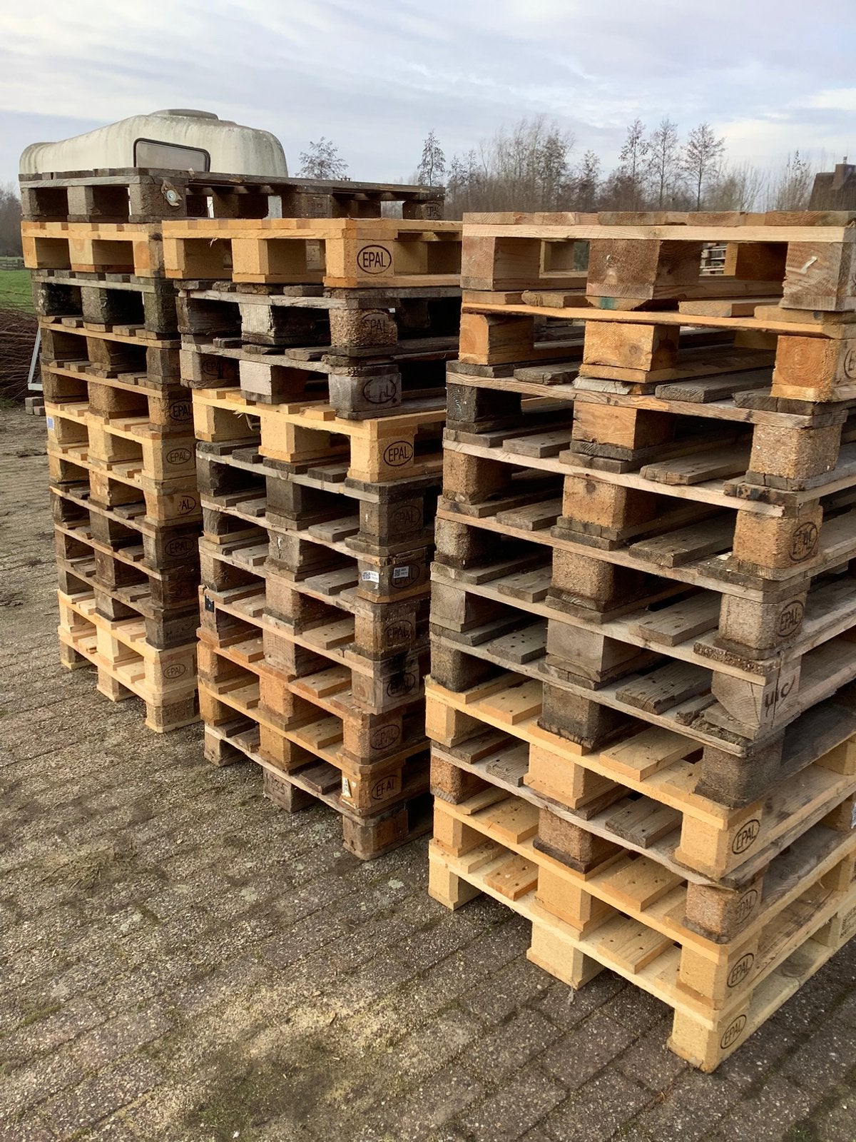 Euro pallets, Ophalen, Gebruikt, 50 mm of meer, Pallet