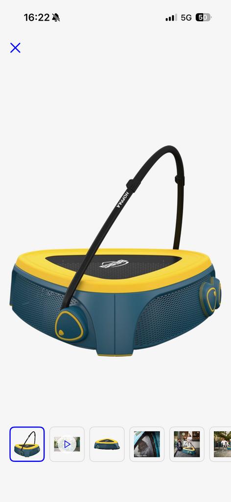 BERG Hoppaa Peutertrampoline 1 Tot 4 Jaar Inklapbaar Handvat, Kinderen en Baby's, Speelgoed | Buiten | Trampolines, Ophalen, Gebruikt