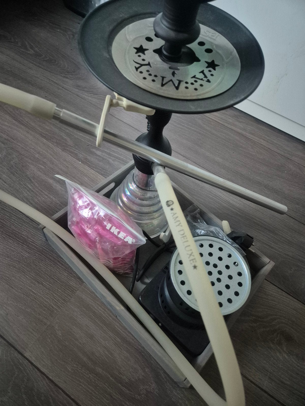Waterpijp / shisha met kolenbrander   Hooguit 3 x gebruikt, Ophalen