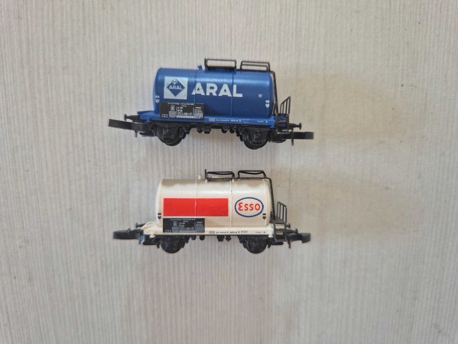 2 Märklin miniclub ketelwagons 8612/8613 Z-spoor, Wisselstroom, Gebruikt, Wagon, Ophalen of Verzenden