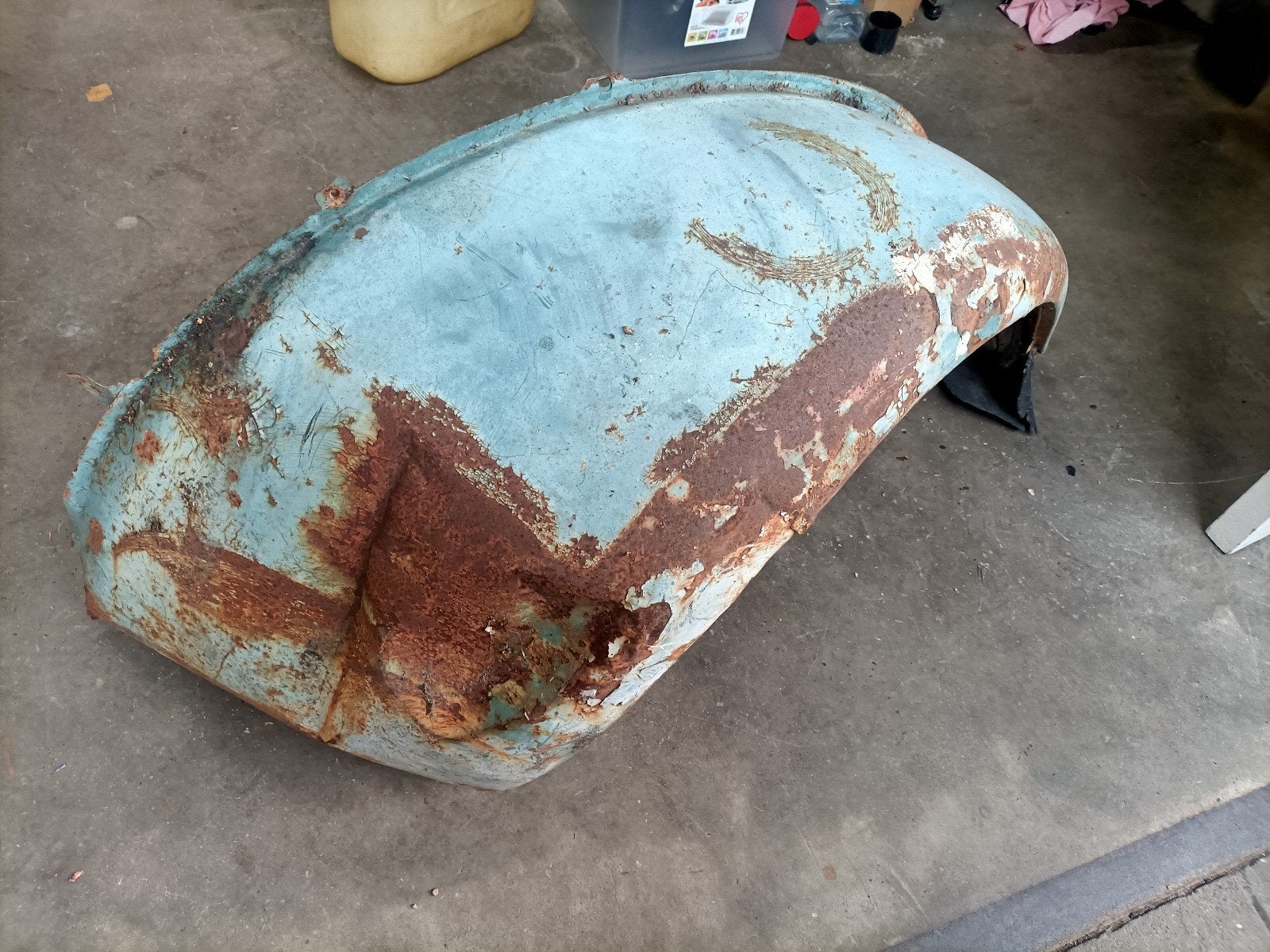 citroen 2cv ribbeleend spatbord, Ophalen
