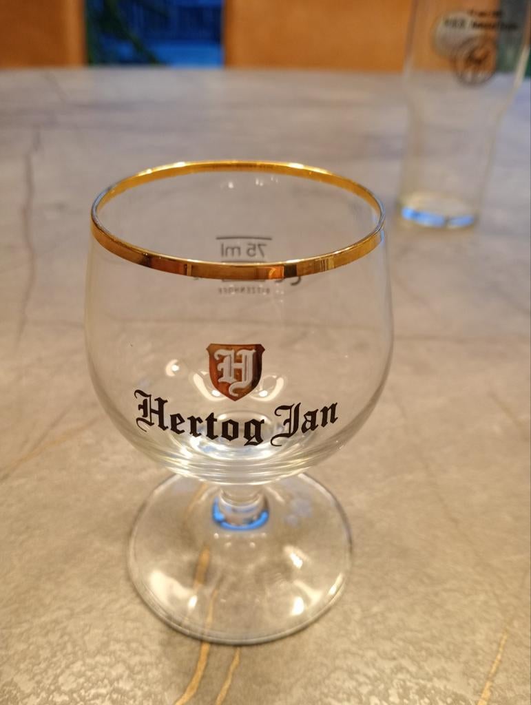 Hertog Jan mini/ proefglas, Ophalen of Verzenden, Zo goed als nieuw, Glas of Glazen, Hertog Jan
