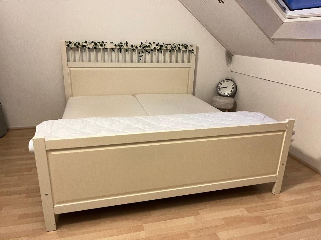 bed, Ophalen, Overige materialen, Gebruikt, Wit